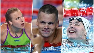 Rūta Meilutytė, Danas Rapšys ir Kotryna Teterevkova