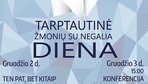 Kvies pažinti pasaulį negalią turinčių žmonių akimis.