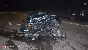 BMW avarija Kaune