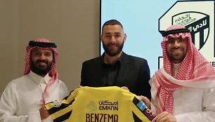 Karimas Benzema oficialiai pristatytas Saudo Arabijoje