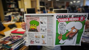 „Charlie Hebdo“ vienam numeriui virto „Charia Hebdo“.