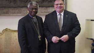 Linas Linkevičius ir Peteris Turksonas