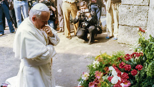 Italijos policija išaiškino įtariamą Jono Pauliaus II relikvijos vagį