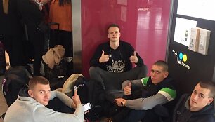 Danas Rap&scaron;ys, Andrius &Scaron;idlauskas, Deividas Margevičius ir Gytis Stankevičius