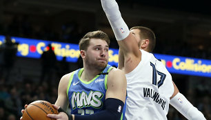 Luka Dončičius ir Jonas Valančiūnas