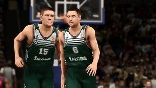 Kauno &bdquo;Žalgiris&ldquo; žaidime &bdquo;NBA 2K14&ldquo;