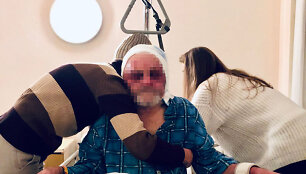 Nukentėjęs senolis ligoninėje