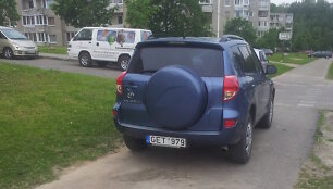 Liudo Giros g. dviračių takas kas rytą