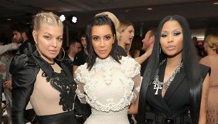 Fergie, Kim Kardashian ir Nicki Minaj