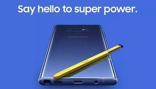 „Samsung Galaxy Note 9“ nuotrauka iš oficialios svetainės