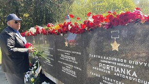 Klaipėdos Skulptūrų parke paminėta gegužės 9-oji.