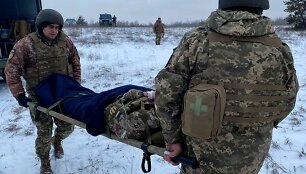 Sužeistas Ukrainos karys