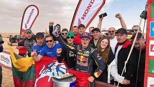 Rokas Baciu&scaron;ka ir jo sutiktuvės fini&scaron;e