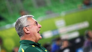 Lietuvos krep&scaron;inio rinktinės treneris Jonas Kazlauskas