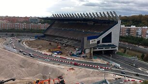 &Scaron;tai, kas liko i&scaron; Madrido stadiono.
