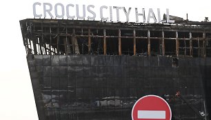 „Crocus City Hall“ griuvėsiai