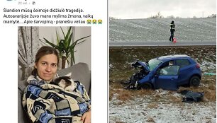 Apie savo mylimos žmonės žūtį socialiniuose tinkluose prane&scaron;ė ir pats na&scaron;liu likęs vyras. Jis informavo, kad tragi&scaron;koje avarijoje žuvo jo mylima žmona, vaikų mamytė.