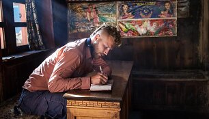 Paulius Mačiulevičius Be sienų kelionės metu pildo kelionės dienora&scaron;tį