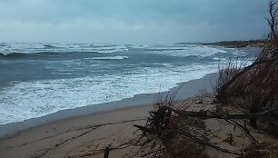 Uraganas pajūryje