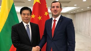 V.Sinkevičius su Zhong Shanu