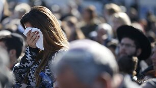 Per islamisto ataką Paryžiuje nužudytų žydų laidotuvės Jeruzalėje