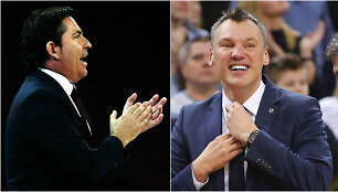 Xavi Pascualis ir &Scaron;arūnas Jasikevičius