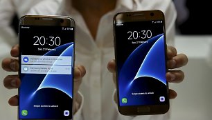 „Samsung“ pristatė „Galaxy S7“ ir „Galaxy S7 Edge“ telefonus