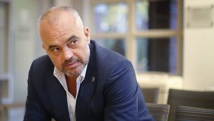 Albanijos premjeras Edi Rama