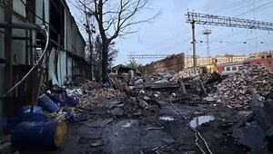 Sankt Peterburge &ndash; sprogimas &bdquo;Roskosmos&ldquo; gamykloje