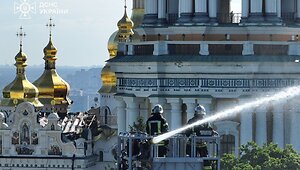 Rusija smogė UNESCO saugomam objektui - Pečorų laurai Kyjive