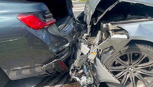 Trijų BMW avarija prie Kauno sukėlė spūstį automagistralėje A1