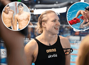 Rekordinė Lietuvos plaukikų rinktinė &scaron;oka į svarbiausias varžybas: ar įmanomi 3 medaliai?