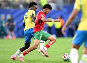 Viniciaus &scaron;edevras atne&scaron;ė tik ta&scaron;ką: Brazilija kluptelėjo prie&scaron; drąsų Maroką