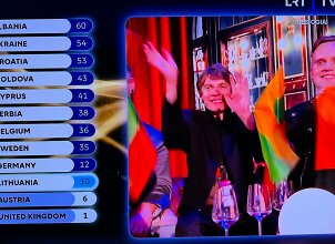 Skelbiant &bdquo;Eurovizijos&ldquo; balus &ndash; netikėtumas Žaliajame kambaryje: i&scaron; TV ekrano dingo Lion Ceccah