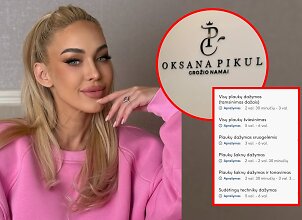 Augant Oksanos Pikul populiarumui &ndash; paai&scaron;kėjo jos grožio salono paslaugų kainos: &scaron;tai kiek tektų pakloti