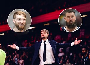 Sabonis &ndash; apie NBA žvaigždes &bdquo;Žalgiryje&ldquo;: &bdquo;Svajonė, kad brolis treniruotų brolį&ldquo;