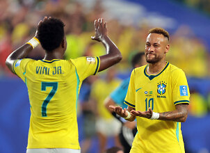Vinicius, Neymaras ir Brazilija &scaron;ėlo prie&scaron; &Scaron;kotiją bei aplenkė Maroką