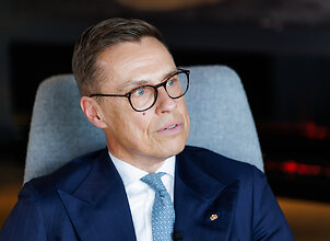 Suomijos prezidentas Stubbas interviu 15min: &bdquo;Ukraina laimi &scaron;į karą&ldquo;