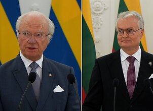 Gitano Nausėdos ir &Scaron;vedijos karaliaus Karlo XVI Gustavo pasisakymai