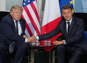 Karas Irane. Donaldas Trumpas: Hormuzo sąsiauris bus visi&scaron;kai atviras nuo penktadienio