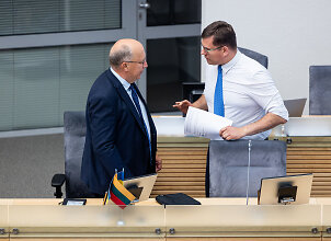 Andrius Kubilius įvertino barnius konservatorių partijoje ir sukamas ienas į de&scaron;inę