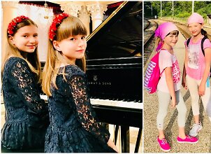 Talentingos seserys pianistės Kaja ir Klėja &ndash; apie tai, kur stovi jų 11 pianinų, ir svajones skambinti su orkestru tūkstantinei publikai
