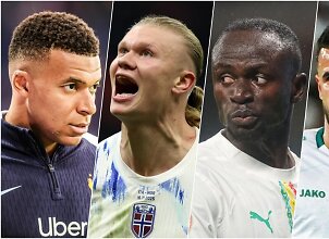 I grupėje &ndash; tikras žvaigždynas: Mbappe, Haalandas ar Mane, kas spindės ry&scaron;kiausiai?