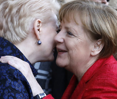 Dalia Grybauskaitė ir Angela Merkel