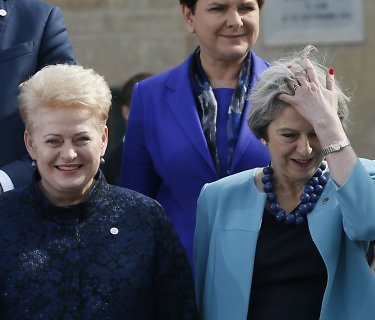 Dalia Grybauskaitė ir Theresa May