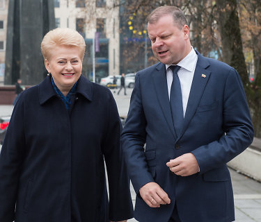 Dalia Grybauskaitė ir Saulius Skvernelis