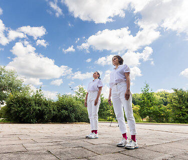 Aleksandra Janus, Weronika Pelczyńska, Monika Szpunar performansas &bdquo;Tebestovinti&ldquo;