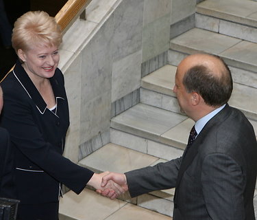 Dalia Grybauskaitė ir Andrius Kubilius