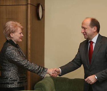 Dalia Grybauskaitė ir Andrius Kubilius