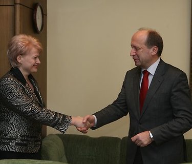 Dalia Grybauskaitė ir Andrius Kubilius